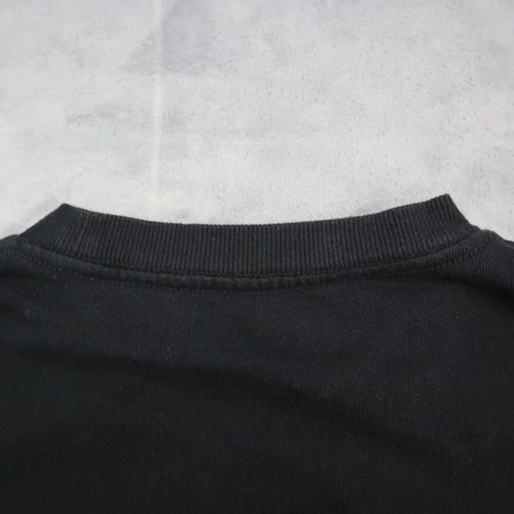 Disney Sweatshirt Boys XL Black Crew Neck Long Sleeve Graphic Print Pullover